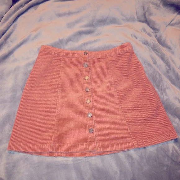 Forever 21 light pink corduroy mini skirt - Picture 1 of 4